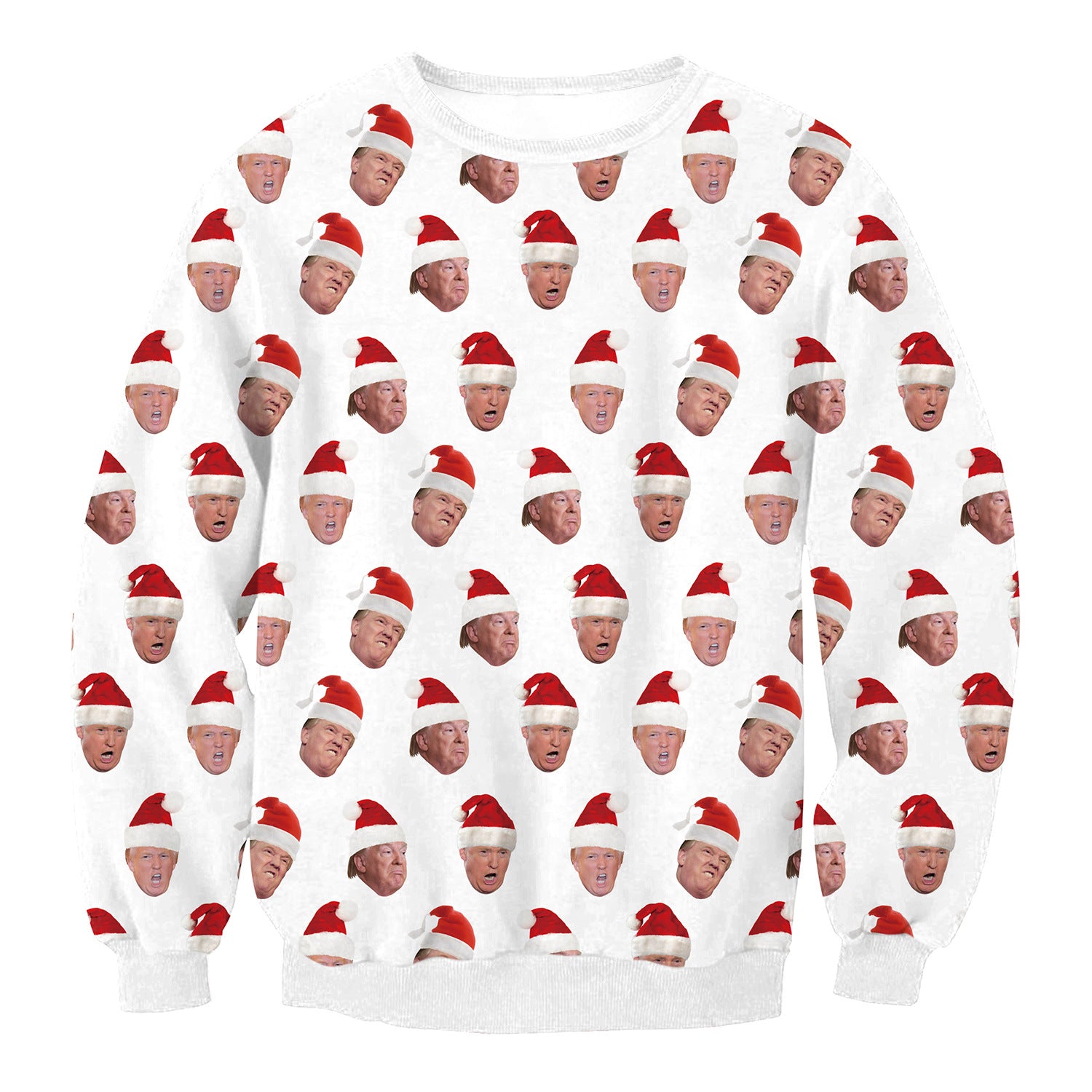 Women's Santa Claus Elk Long Sleeve Round Neck Loose Sweatshirt - QWIEL®