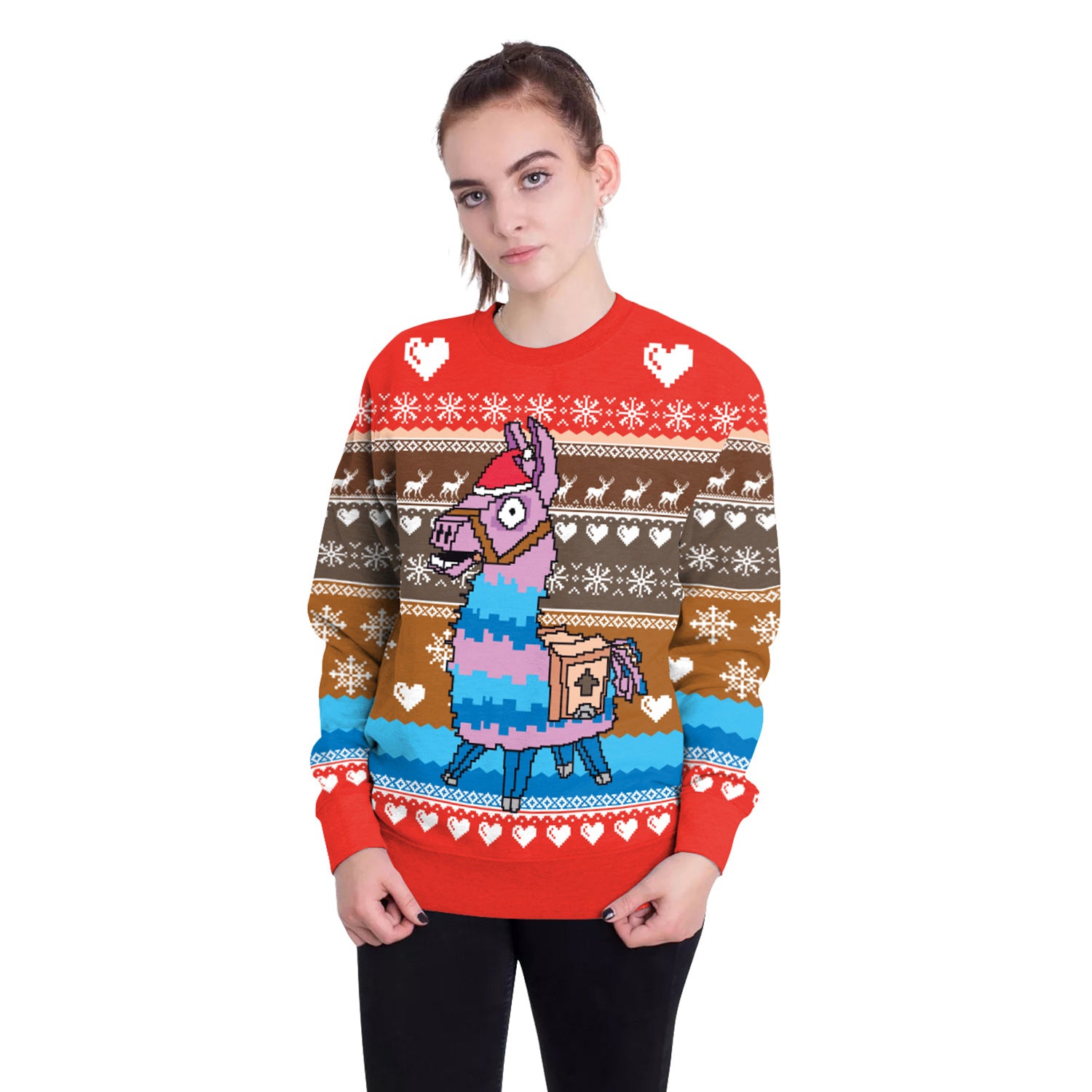 Women's Christmas 3D Digital Printed Pullover Sweatshirt - QWIEL®