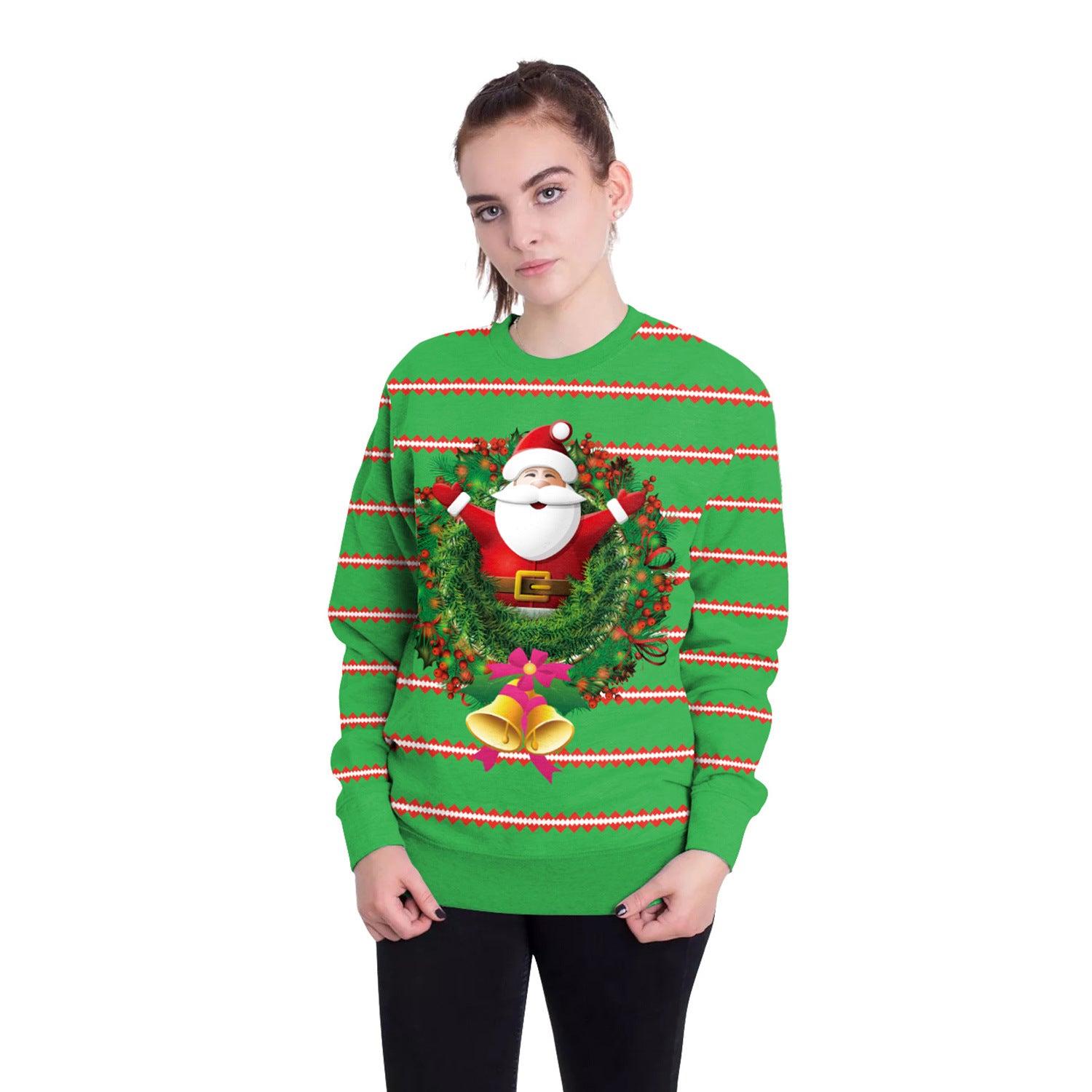 Women's Christmas 3D Digital Printed Pullover Sweatshirt - QWIEL®