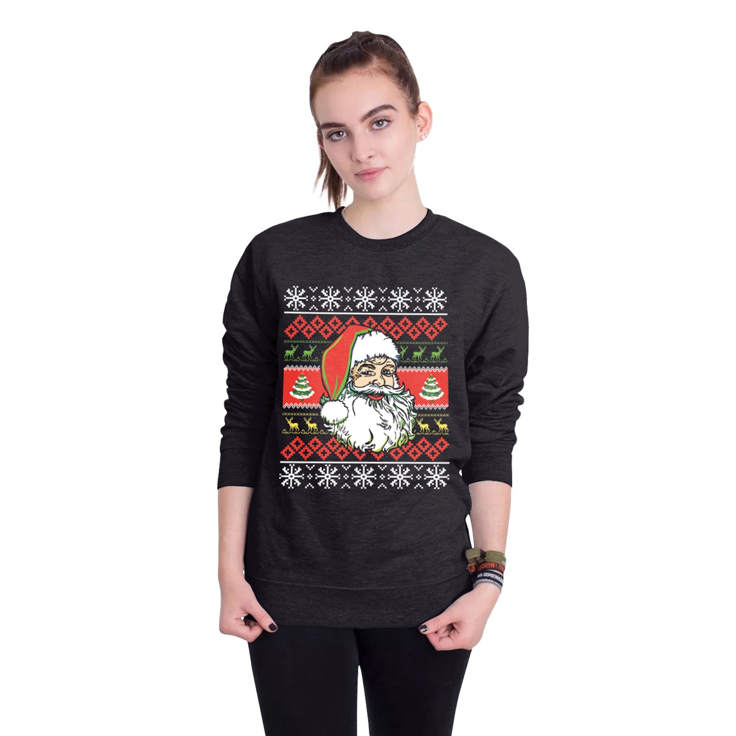 Women's Christmas 3D Digital Printed Pullover Sweatshirt - QWIEL®
