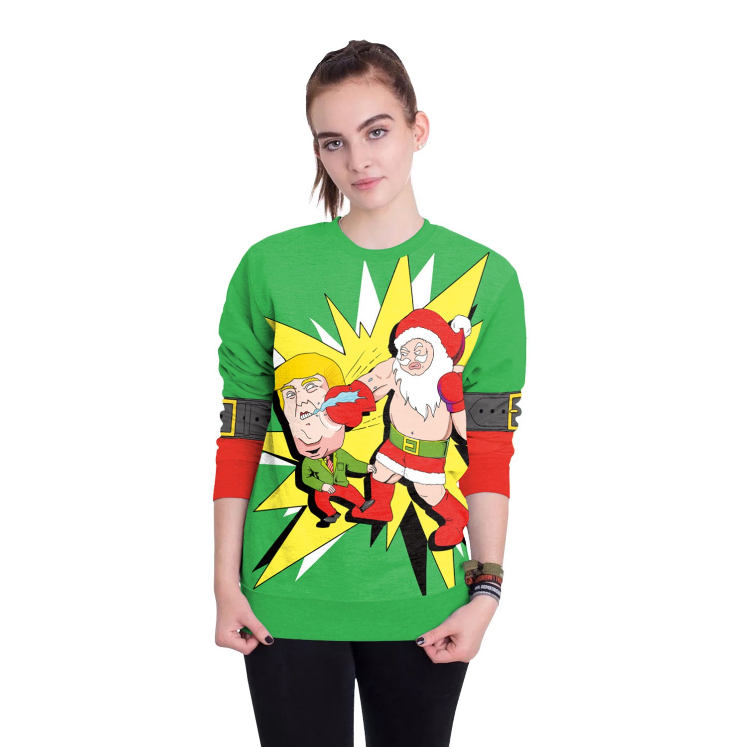 Women's Christmas 3D Digital Printed Pullover Sweatshirt - QWIEL®