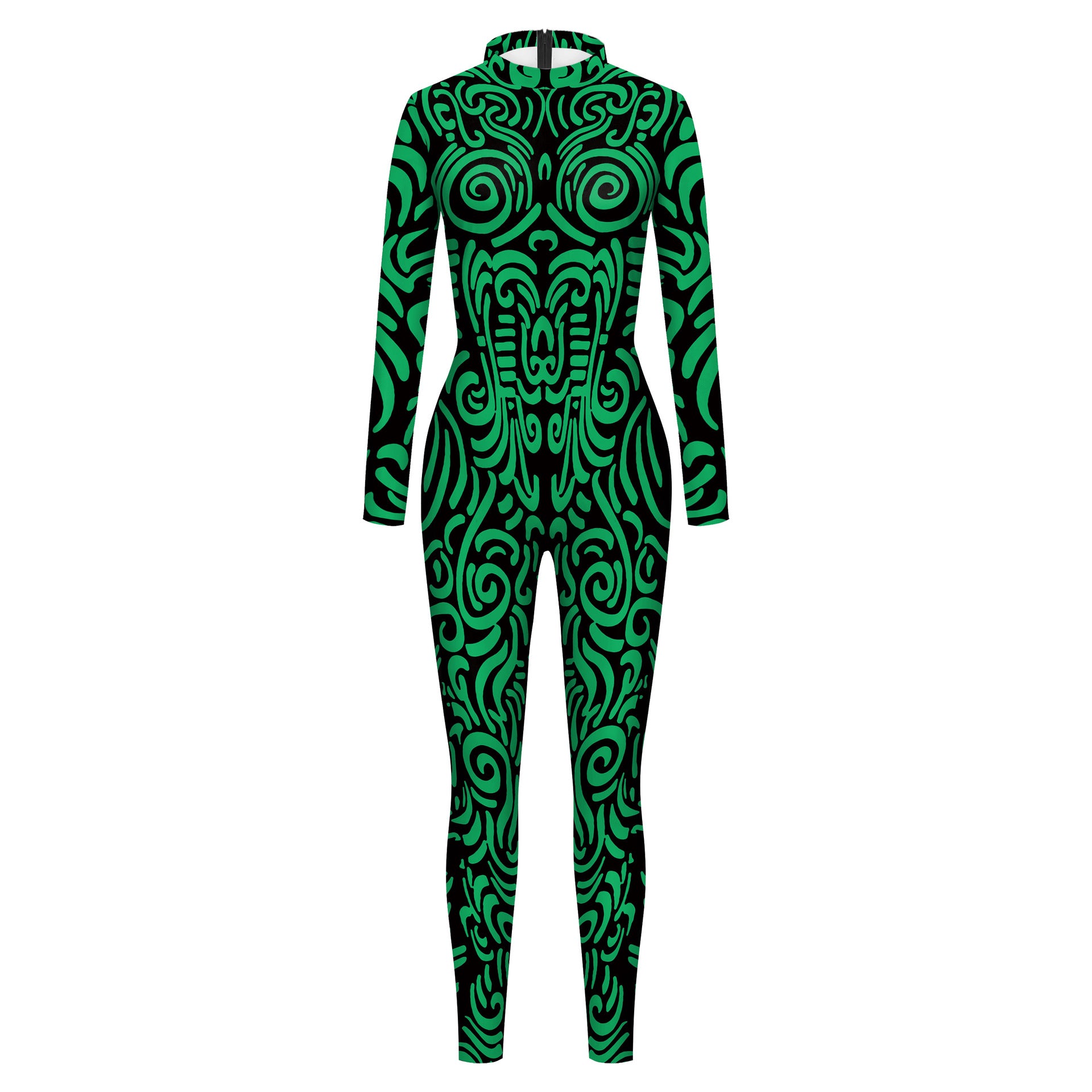 Women's Geometric Digital Printing One-piece Breathable Tights One-piece Suit - QWIEL®