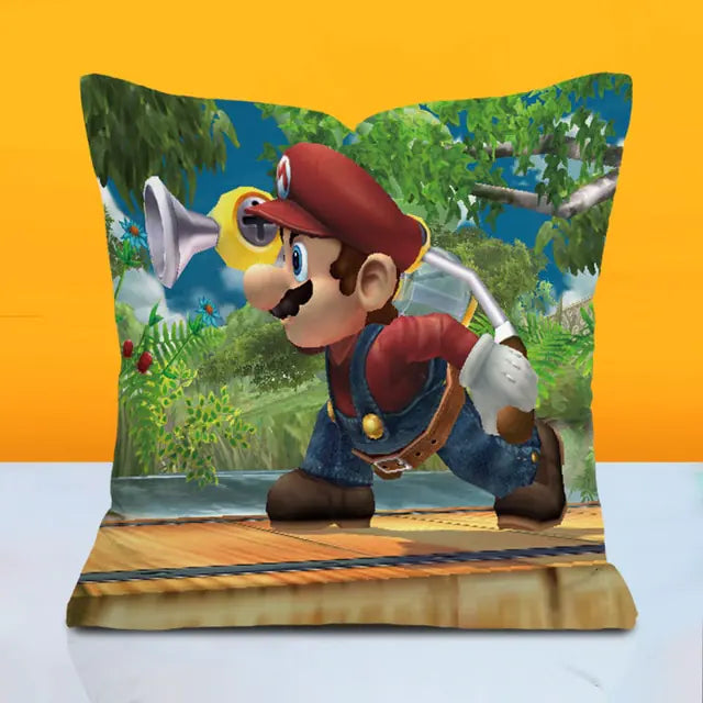 Super Mario Bros Pillow with Cover