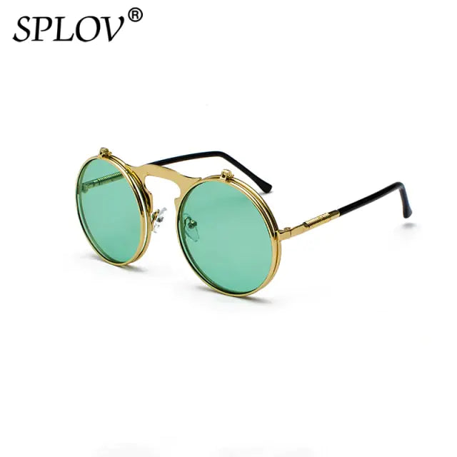 Vintage Steampunk Flip Sunglasses