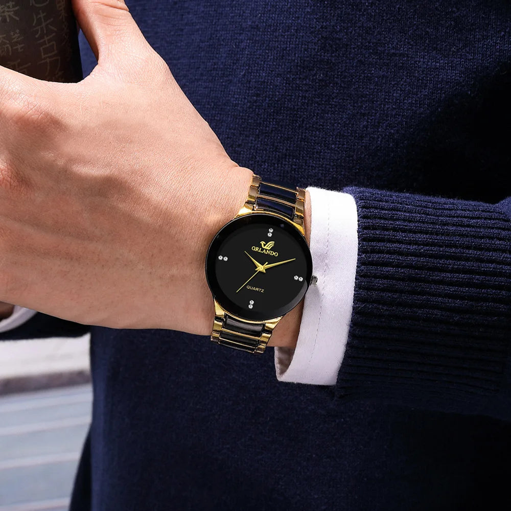 2021 Best Selling Product Fashion Men Quartz Watch Luxury High Quality Men's Wristwatch Stainless Steel Relogio Masculino Saat