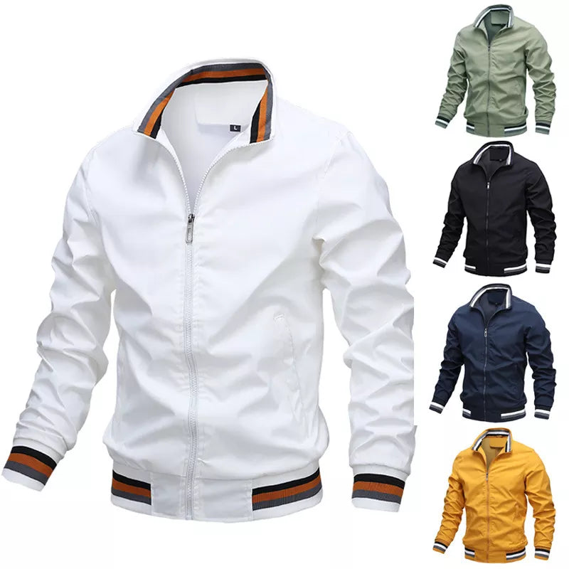 2023 Fashion Men’s Windbreaker Jackets Casual Jacket Men Outdoor Sports Coat Spring Autumn Army Cargo Bomber Jacket Men Clothing