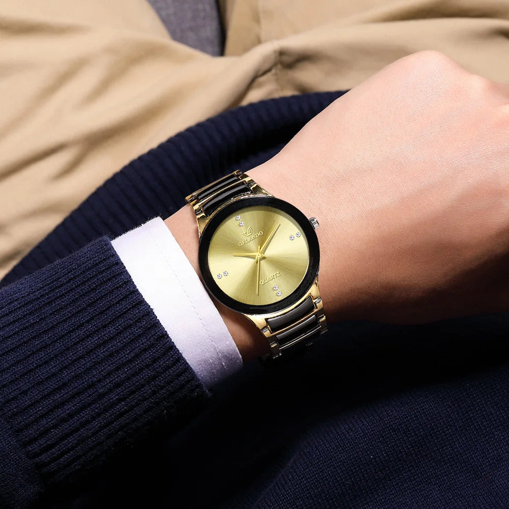 2021 Best Selling Product Fashion Men Quartz Watch Luxury High Quality Men's Wristwatch Stainless Steel Relogio Masculino Saat