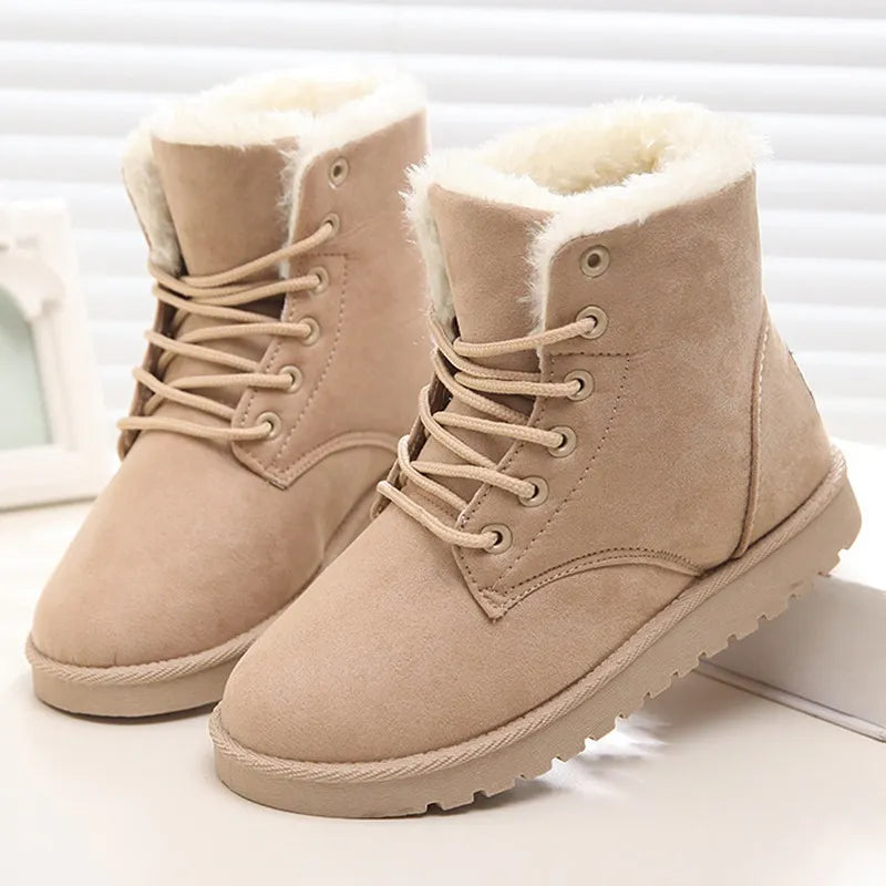 Women Boots 2023 Fashion Snow Boots Women Shoes New Women Winter Boots Warm Fur Ankle Boots For Women Winter Shoes Botas Mujer
