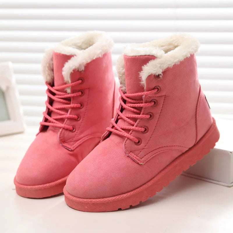 Women Boots 2023 Fashion Snow Boots Women Shoes New Women Winter Boots Warm Fur Ankle Boots For Women Winter Shoes Botas Mujer