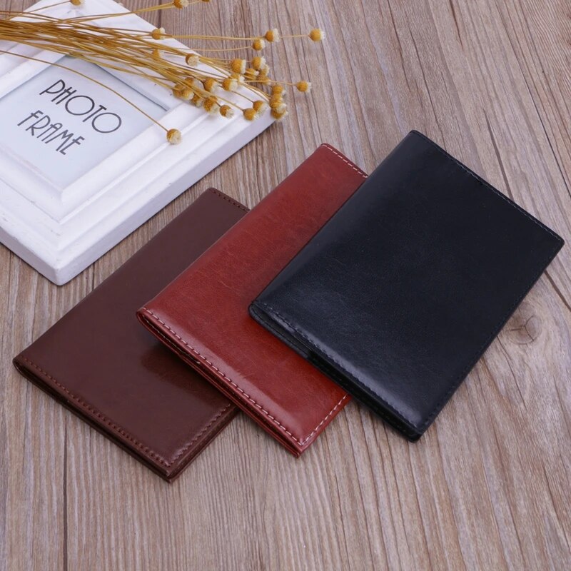 1Pc x Mini Business Notebook Mini Pocket Notebook Portable Journal Diary Book PU Leather Cover Note Pads New