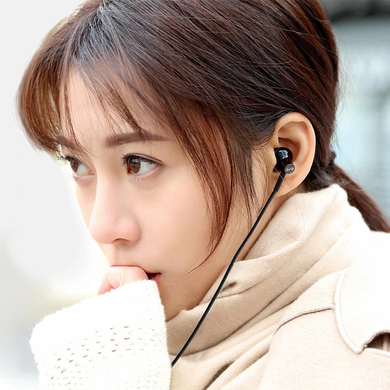 100% Original Xiaomi Hybrid DC Earphone Dynamic piezoCeramic Dual Driver MEM Mic Tenacity Wire Control Half-In-Ear L-Shape Plug