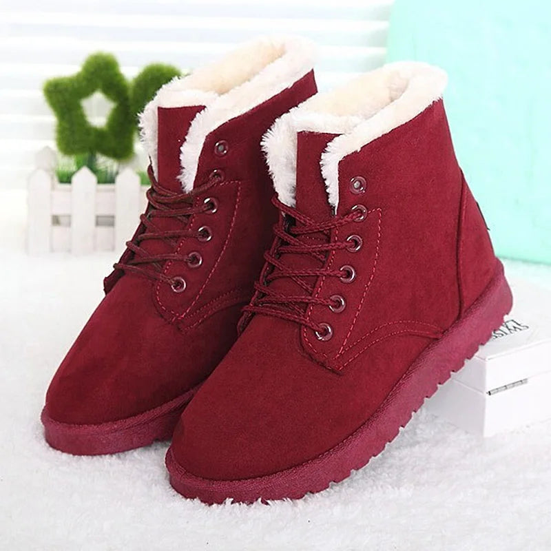 Women Boots 2023 Fashion Snow Boots Women Shoes New Women Winter Boots Warm Fur Ankle Boots For Women Winter Shoes Botas Mujer