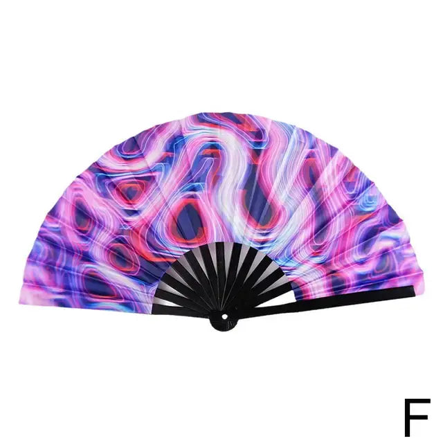 UV Fluorescent Folding Fan