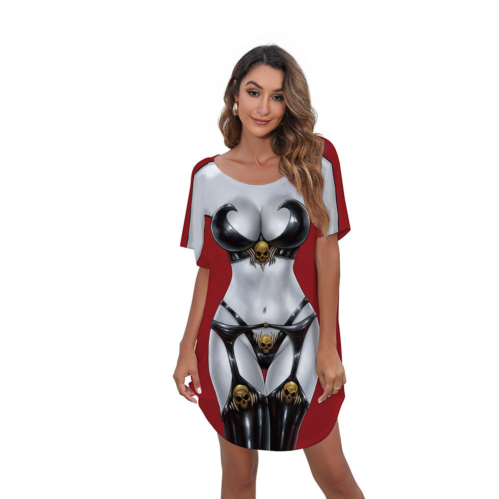 Women's Digital Printing Plus Size Casual Dress - QWIEL®