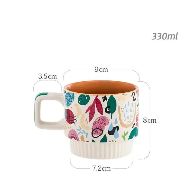 DIY Hand-Painted Ceramic Mug