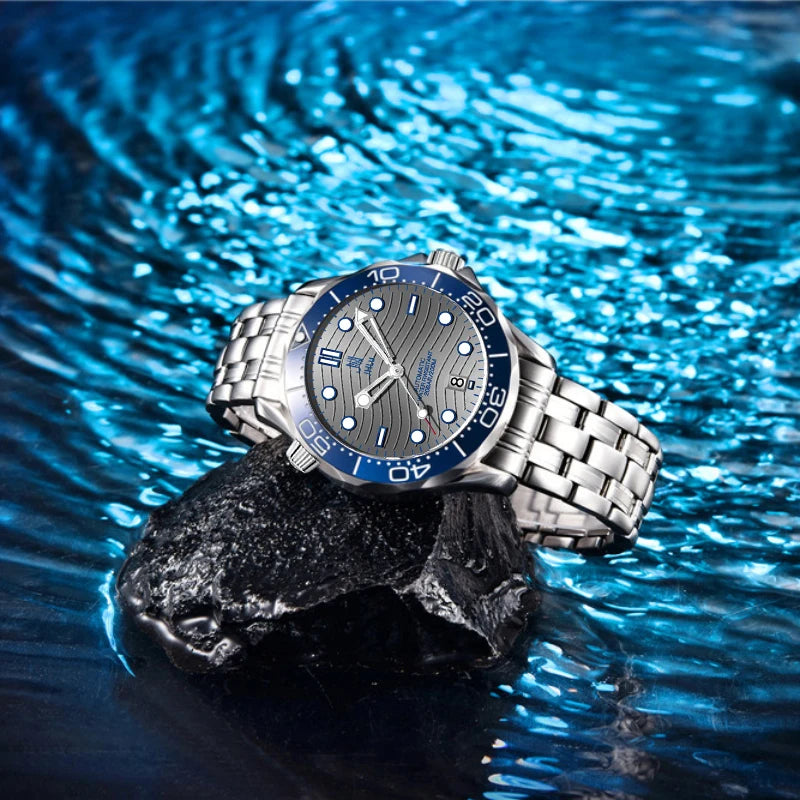 2023 New Business Men's Mechanical Wristwatch Automatic Seamaster Watch Men Luxury Sapphire Mirror 200M Dive Clock High-quality