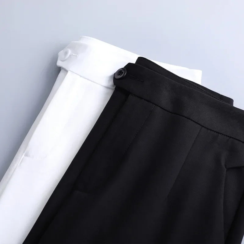 2023 Summer Women Pants Casual Solid Spring Summer Cotton Linen Lady Ankle -Length Trousers Pants