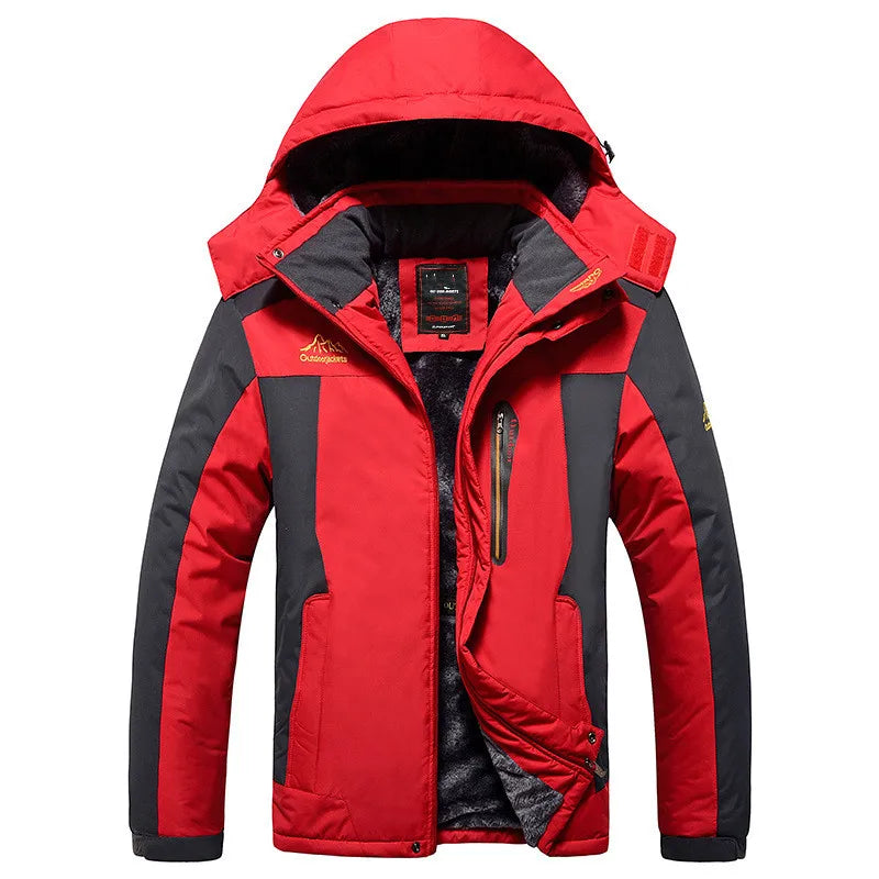 2023 Winter Jacket Men Thick Warm Waterproof Hooded Parka Coat Windbreaker Military Fleece Jacket PlusSize 9XL Jaqueta Masculina