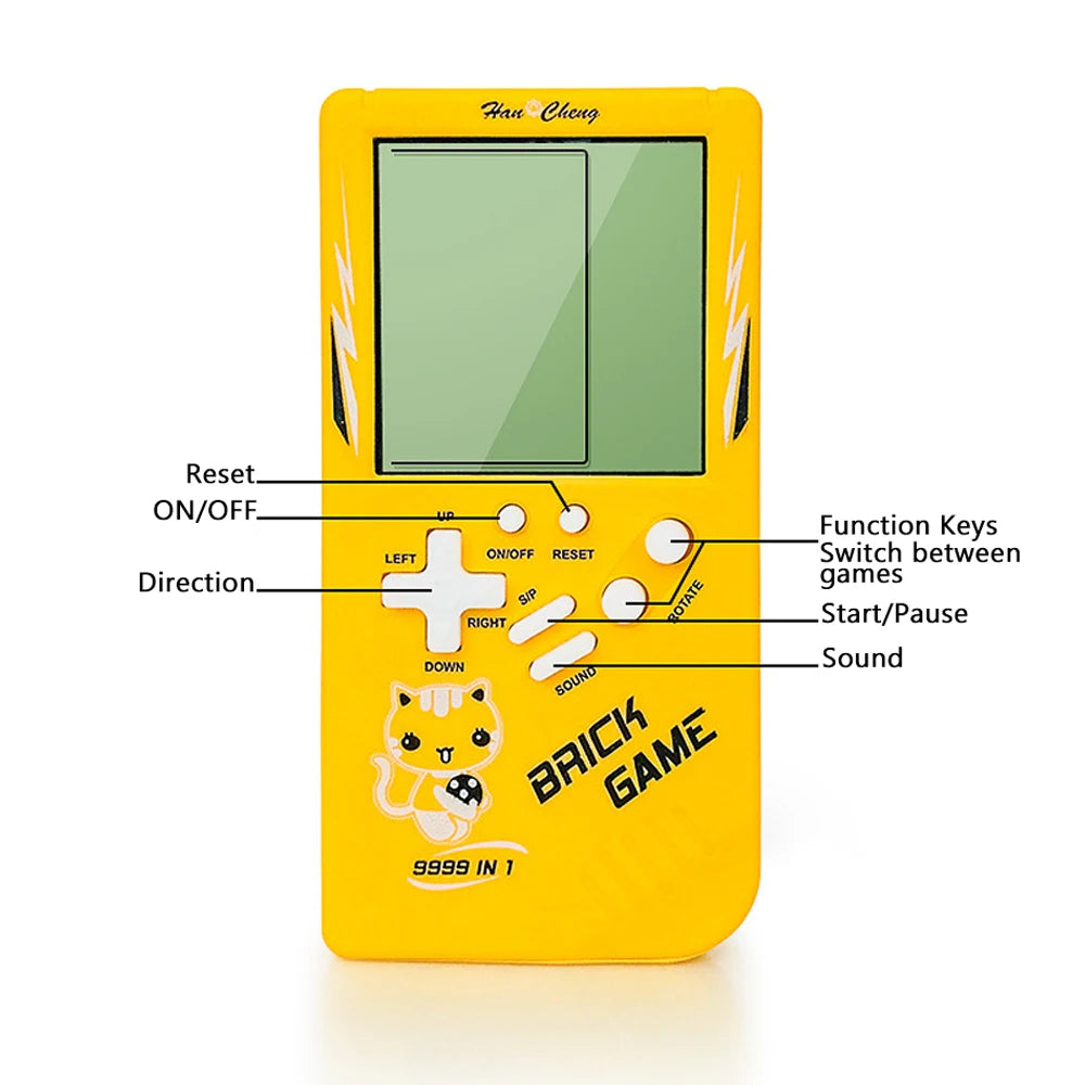 3.5 inch Large Screen Handheld Game Console 4 Color 23 Gaming Handheld Classic Tetris Gamer Retro Nostalgia Children's Gifts Toy