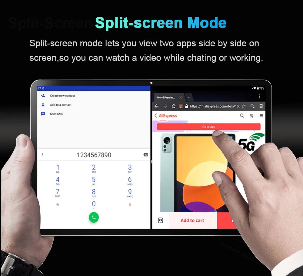 2023 Original Global Version Tablet Android 12 Pad 6 Pro 12GB+512GB Snapdragon 870 Tablet PC 5G Dual SIM Card WIFI HD 4K Mi Tab