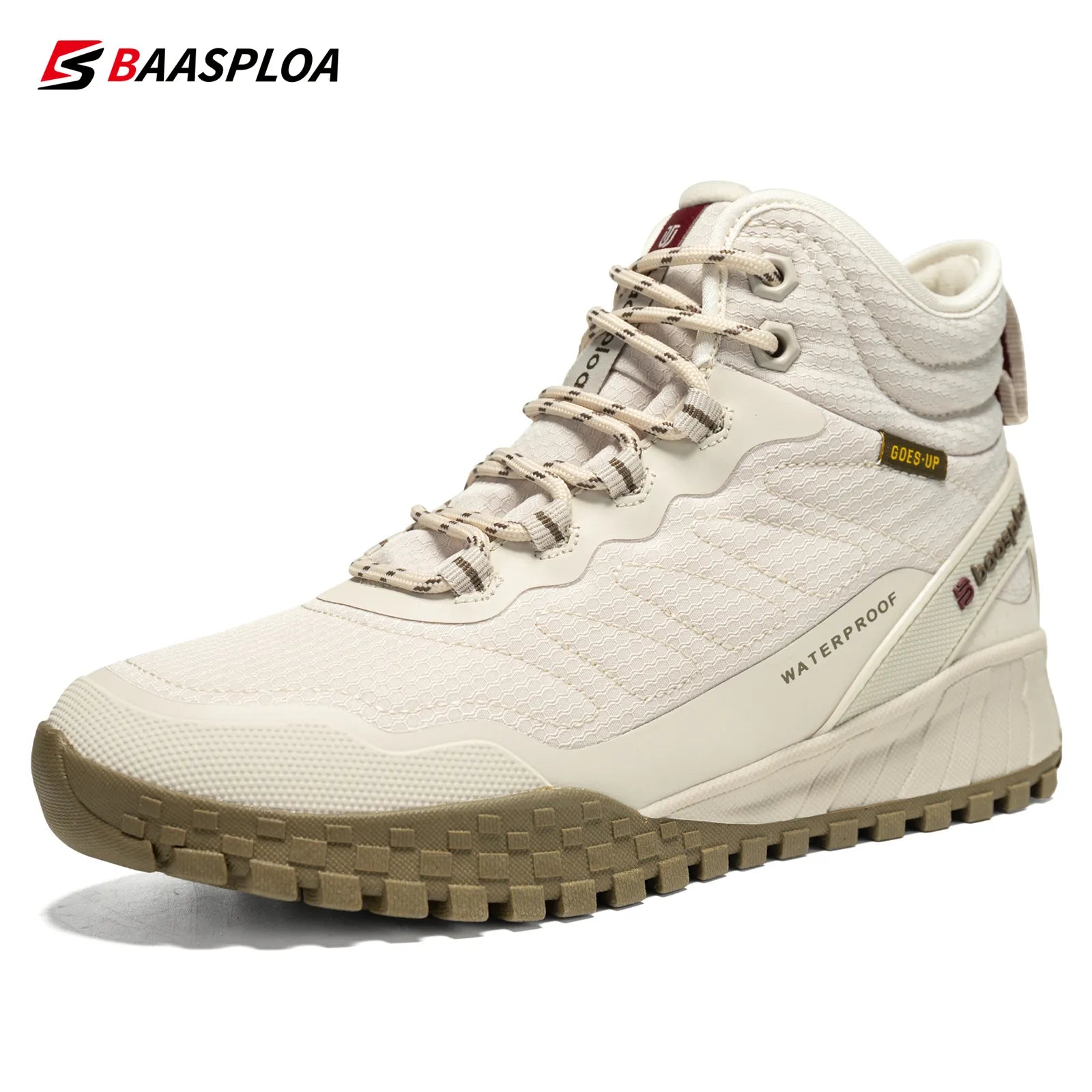 Winter Women Sneakers New Plush Warm Ankle Boots for Women Comfort Waterproof Walking Shoes Non-Slip Baasploa