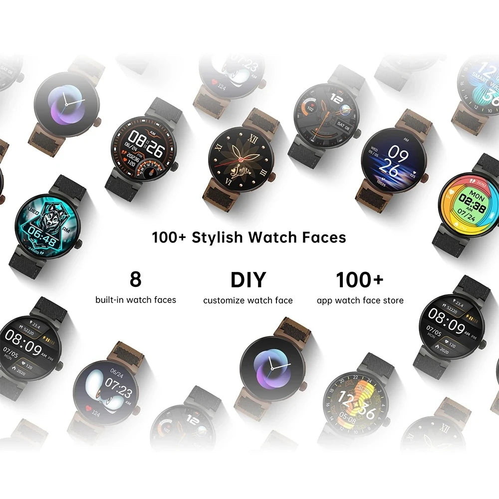 2023 New LV-05 Smart Watch Men Fashion Voice Calling NFC IP68 Sport Watch Women Heart Rate Bluetooth Smartwatche for Android Ios