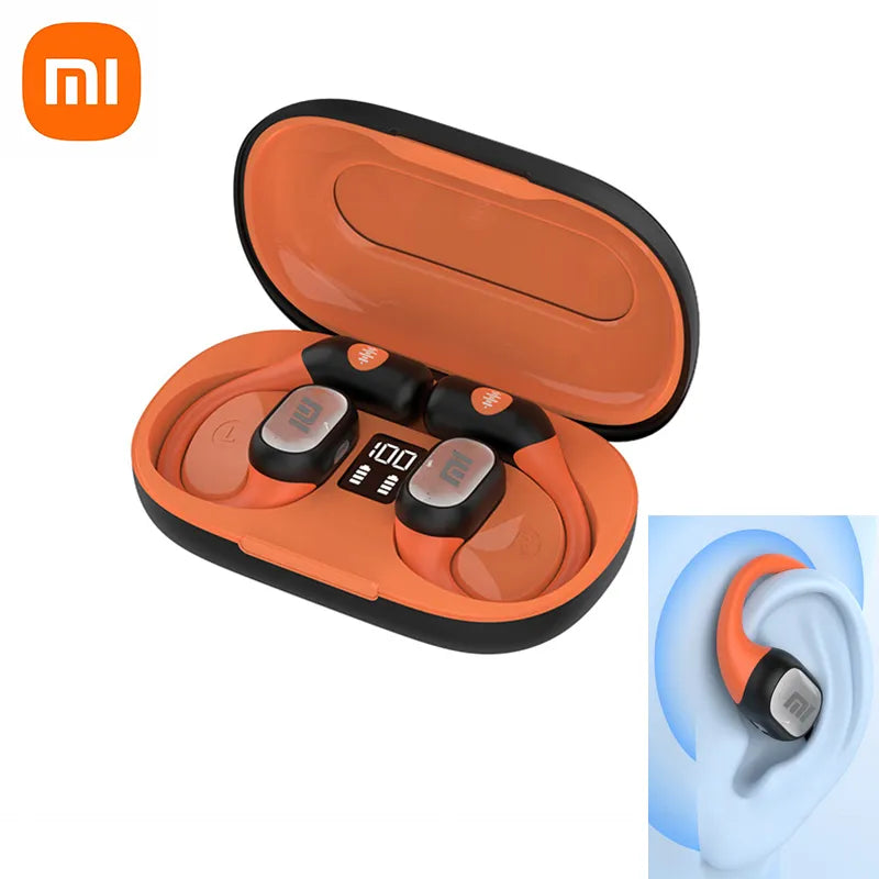 XIAOMI  Bluetooth5.3 Headphones Bone Conduction TWS Ture Wireless Earbuds EarHook Sports Waterproof Headset Built-in Microphone