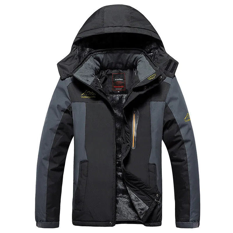 2023 Winter Jacket Men Thick Warm Waterproof Hooded Parka Coat Windbreaker Military Fleece Jacket PlusSize 9XL Jaqueta Masculina
