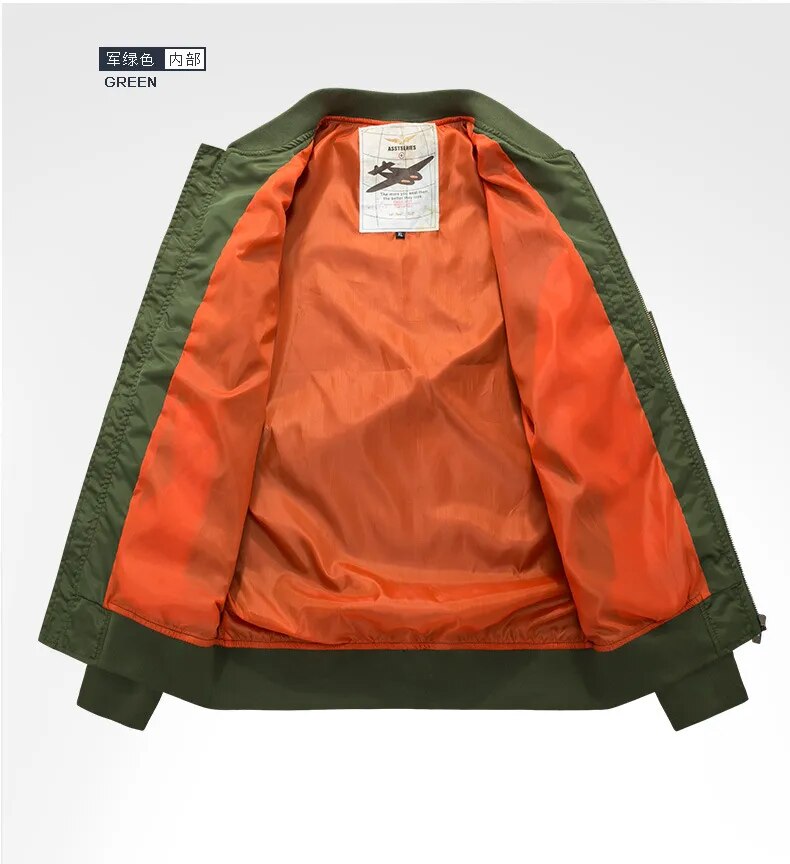 2023Jacket Men's Casual Flight Suit Coat Workwear Loose And Plus-sized Spring Autumn Popular Brand Baseball Uniform