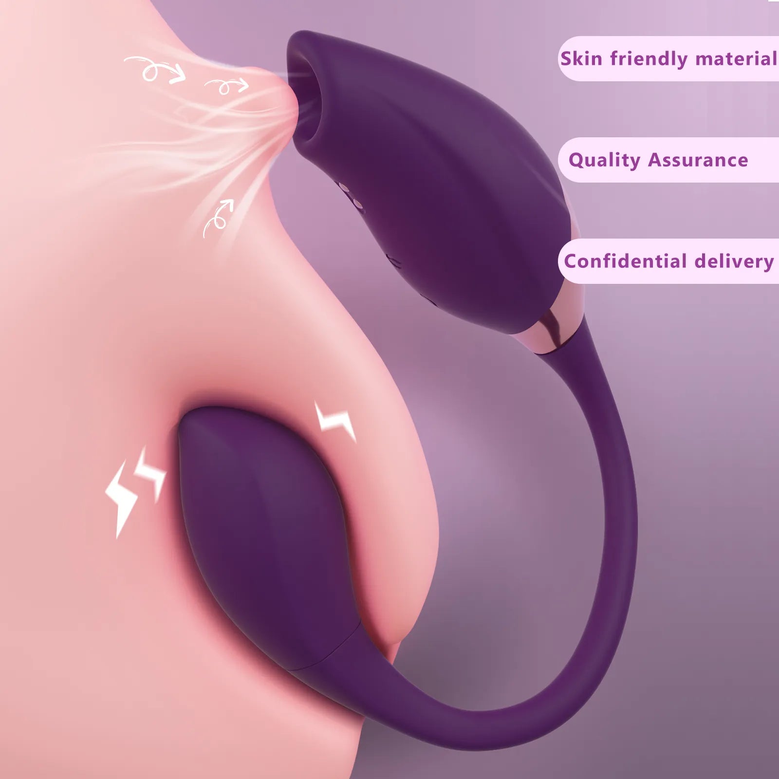 2023 Newest Design Premium Clitoris Vibrator 5 Suction Speeds Intense Pleasure 8 Vibration Modes Sensual Stimulation Sex Toy