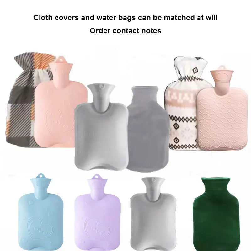 "Three-Piece Set" Water Injection Hot Water Bottle Warm Belt Warm Hands Warm Waist Warm Neck Warm Belly Warm Portable Waistband