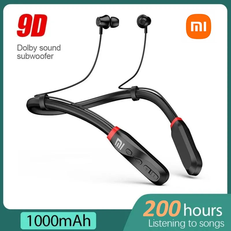 Xiaomi I35 200 Hour Play Wireless Earphones Bluetooth Headphones Neckband 5.1 Headphone with Mic Stereo Earbuds Headset