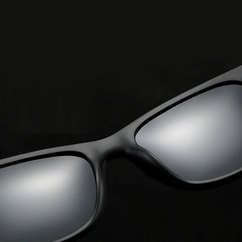 2023 New Polarized Sunglasses Men's Square Fashion Vintage Sun Glasses Luxury Trend Travel Sunglasses UV400 Rectangle Eyewear
