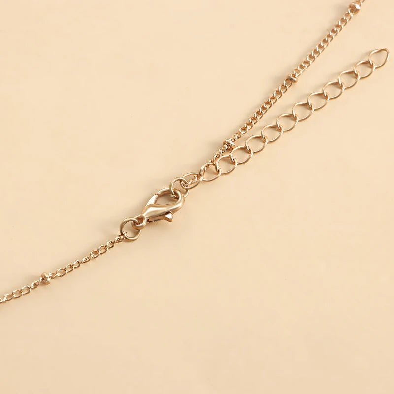 2023 Trendy Bohemian Body Chain anklets for women Layered Heart-shaped Crystal Star Zircon Pearl Shell Elastic Hot Thigh Chain