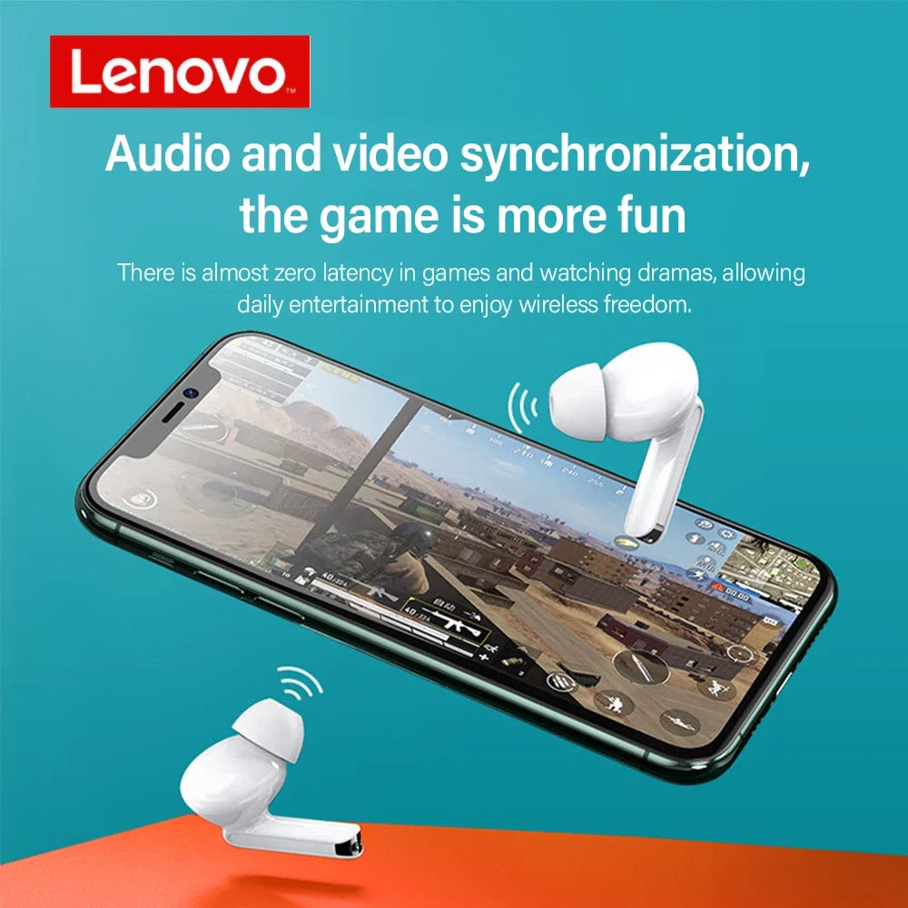 100% Original Lenovo XT90 Wireless Bluetooth Earbuds HiFi Music Earphone With Mic Headphones Sports Waterproof Headset