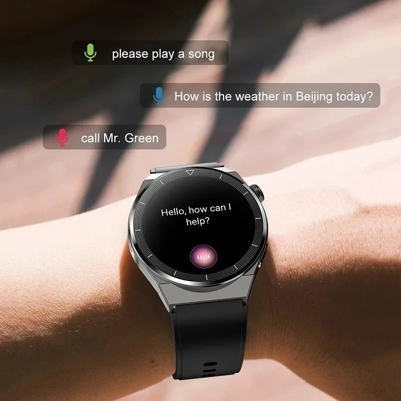 Xiaomi NFC Smart Watch Men GT3 Pro AMOLED 390*390 HD Screen Heart Rate Bluetooth Call IP68 Waterproof SmartWatch For Huawei