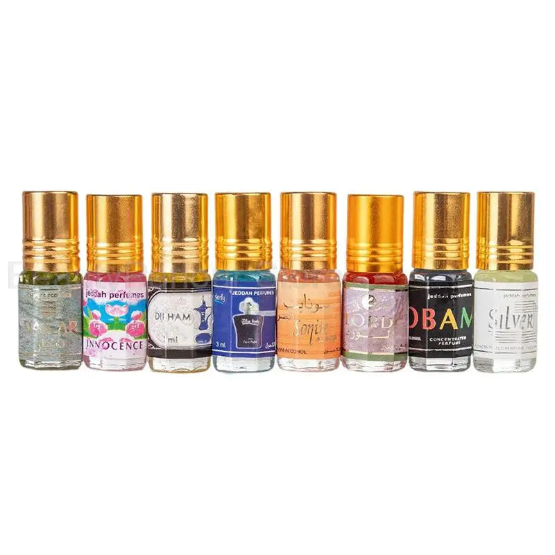 1PC 3ML Muslim Roll On Essential Oil Perfume Floral Notes Lasting Fragrance Women Men Alcohol Free Perfumes Body Deodorization