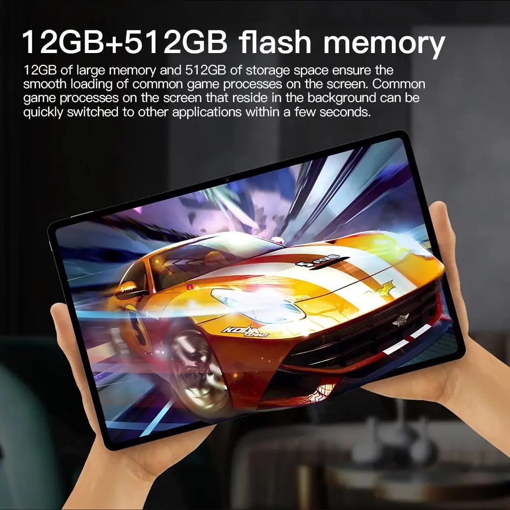 2023 Original Global Version 12GB+512GB Snapdragon 870 Tablets PC Tablet Android Pad 6 Pro 5G Dual SIM Card or WIFI HD 4K Mi Tab