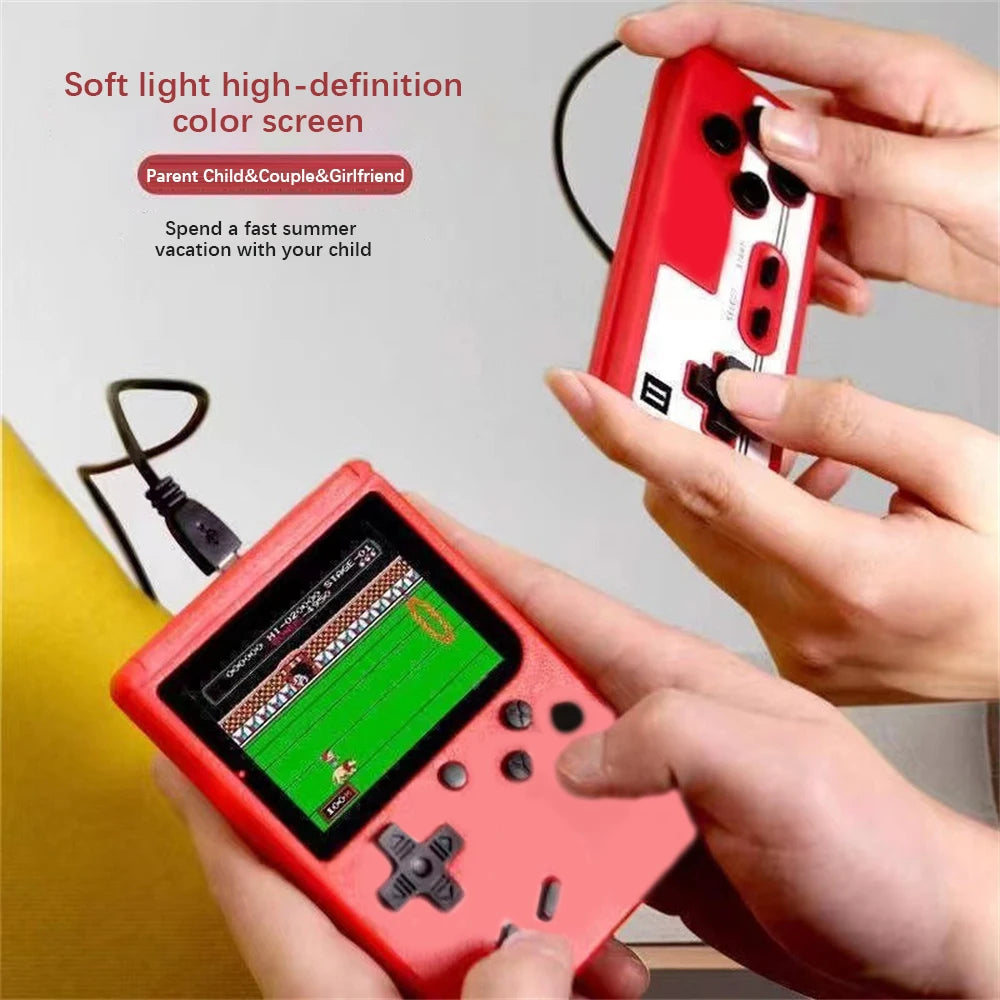 1~7PCS Broodio Retro Portable Mini Handheld Video Game Console Built-in 400 Games Retro Mini Handheld Game Players 3.0 Inch Kids