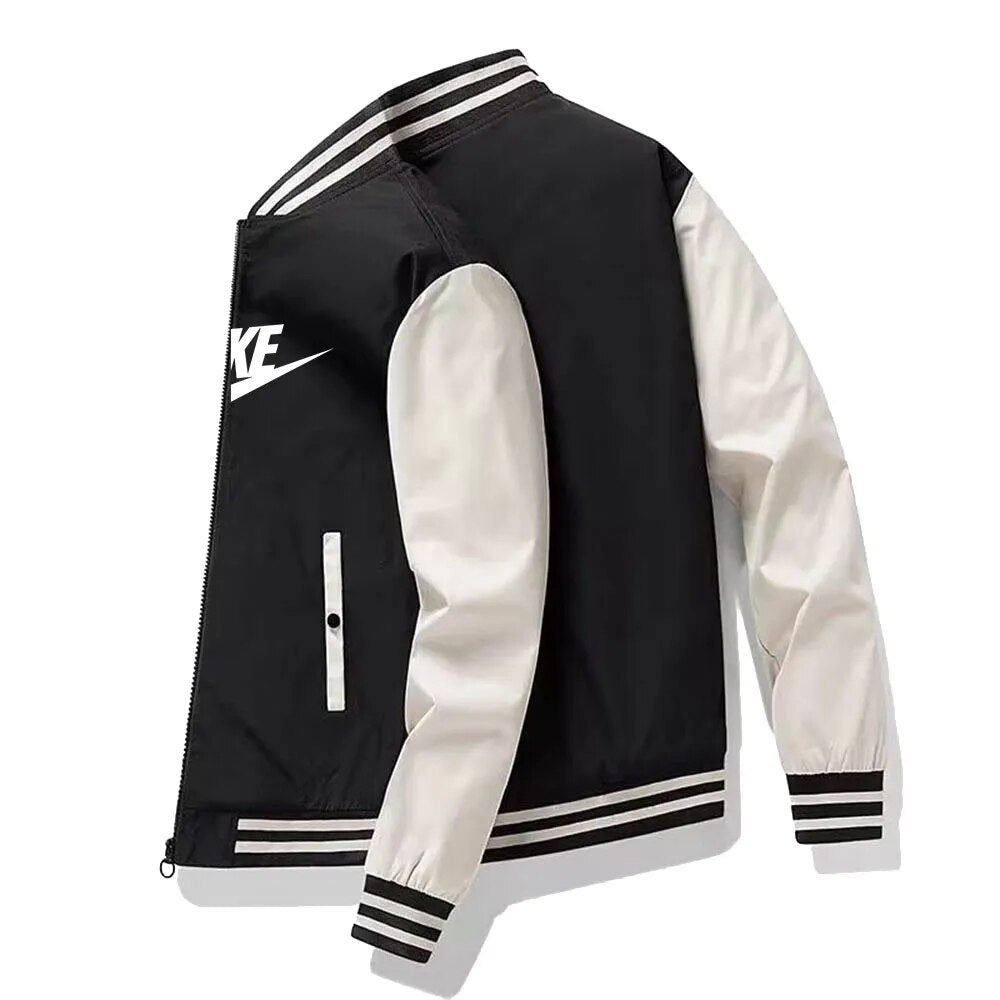 2023 Autumn Camping Jacket High quality printed men's outdoor sports jacket Hooded windproof fashion casual brand sports jacket