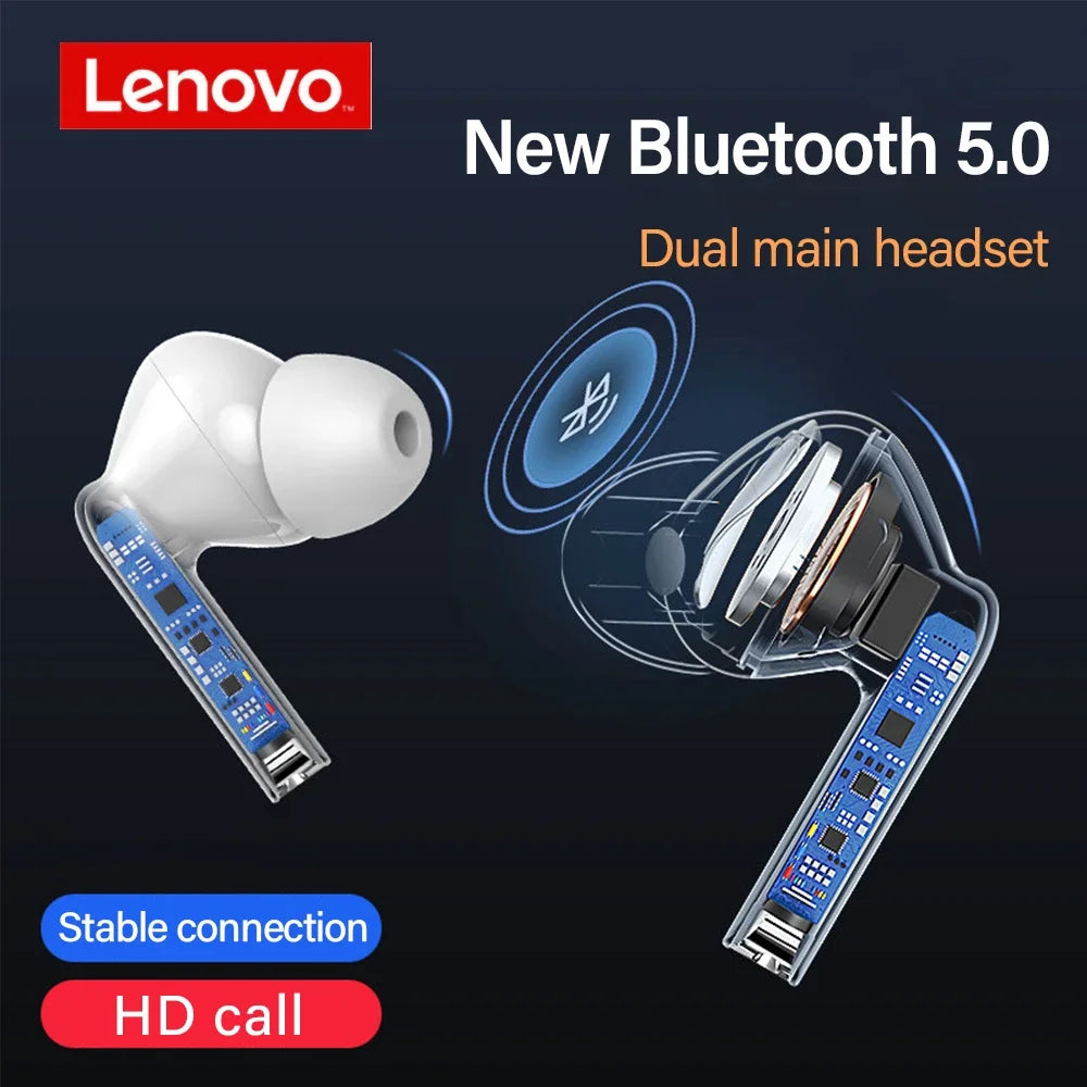 100% Original Lenovo XT90 Wireless Bluetooth Earbuds HiFi Music Earphone With Mic Headphones Sports Waterproof Headset