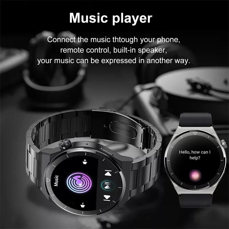 Xiaomi NFC Smart Watch Men GT3 Pro AMOLED 390*390 HD Screen Heart Rate Bluetooth Call IP68 Waterproof SmartWatch For Huawei