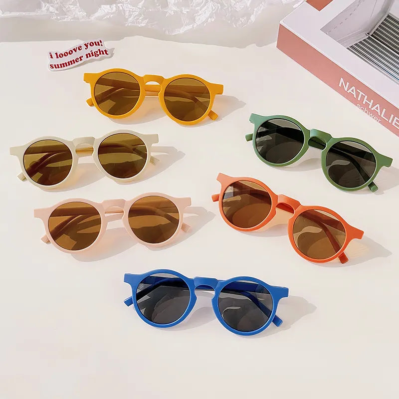 2023 Kids Personality Classic Outdoor Sun Protection Sunglasses Boys Girls Colors Protect Eyes Baby UV400 Sunglasses Children