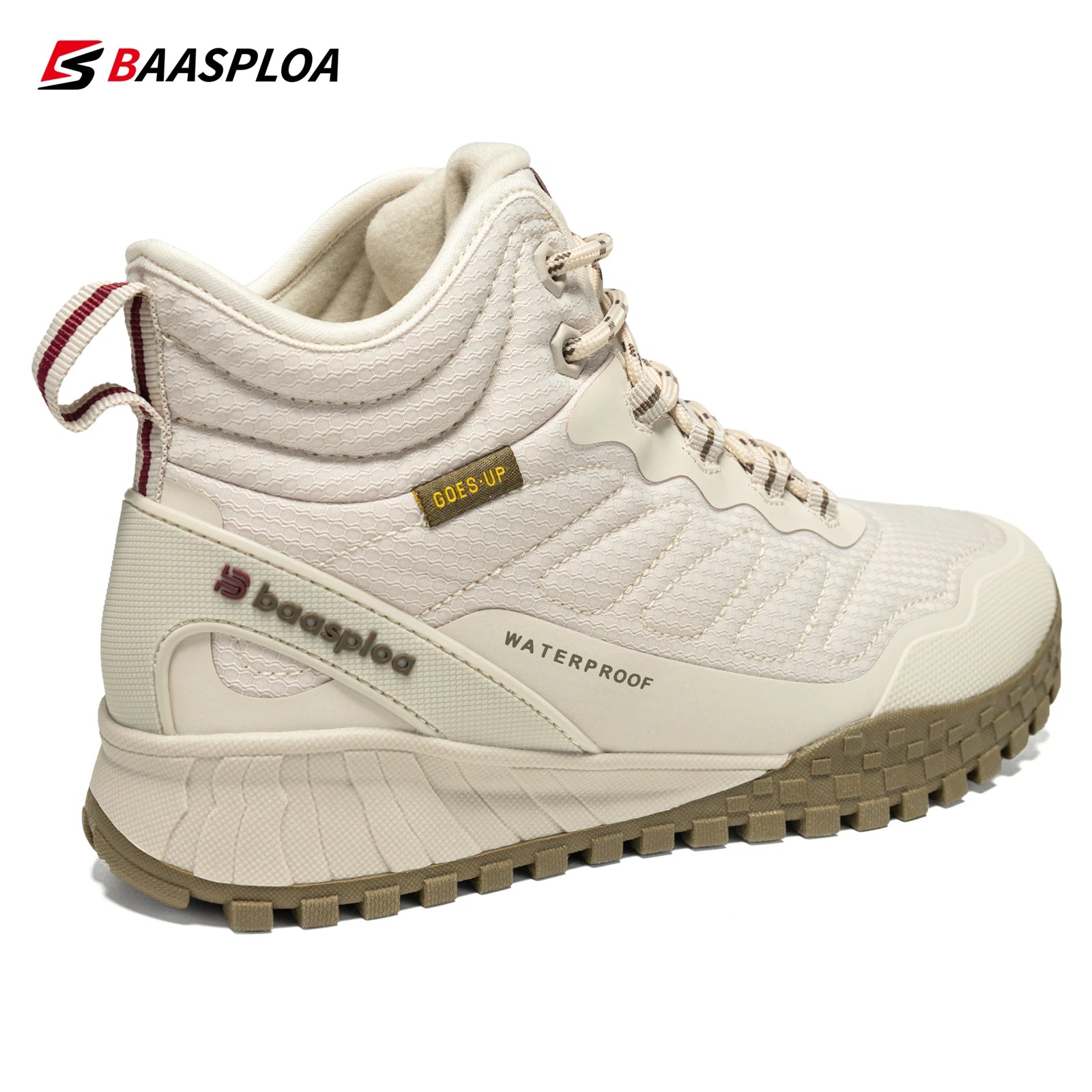Winter Women Sneakers New Plush Warm Ankle Boots for Women Comfort Waterproof Walking Shoes Non-Slip Baasploa
