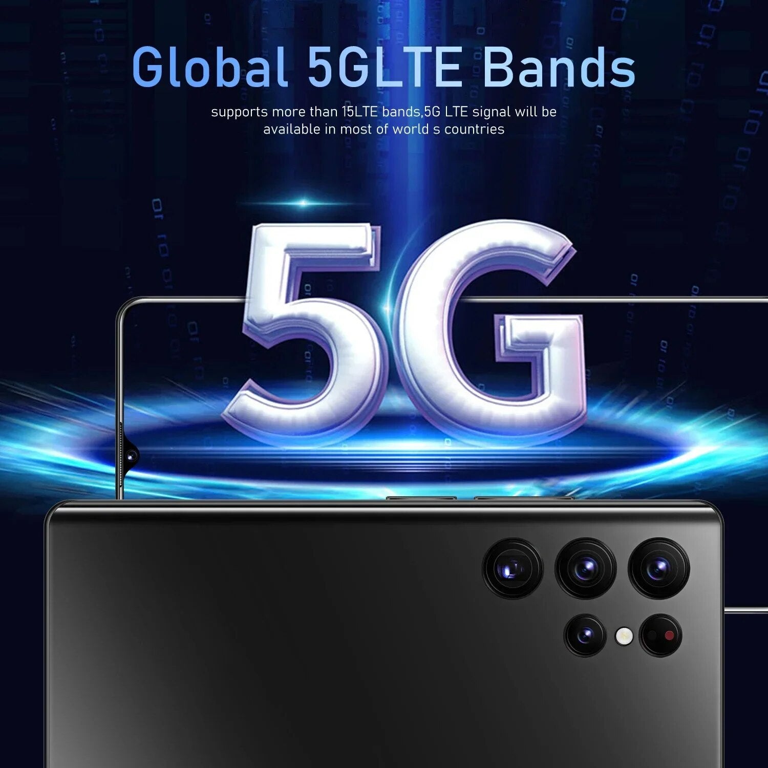 2023 new unlocked s23 ultra phone original 7.2 HD mobile phones android  6800mah mobile phones 16GB+1TB 5g global version phones