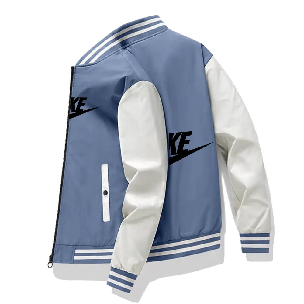 2023 Autumn Camping Jacket High quality printed men's outdoor sports jacket Hooded windproof fashion casual brand sports jacket