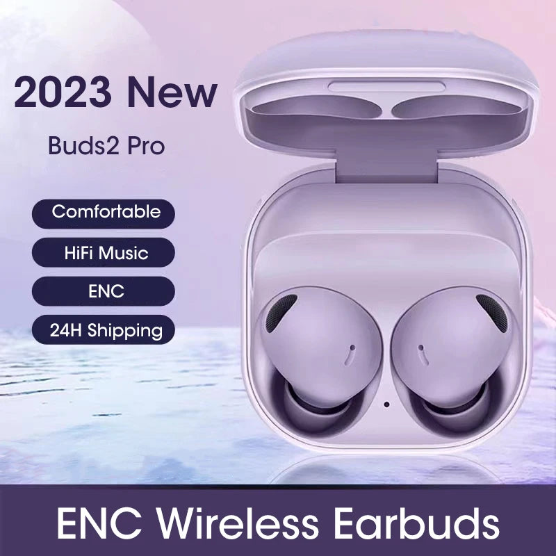 2023 New Buds2 Pro TWS R510 Earbuds Bluetooth Earphones Buds 2 Pro Wireless Headphones with Mic ENC HiFi Stereo Gaming Sports