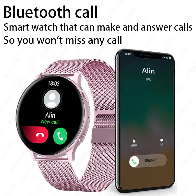 2023 New Bluetooth Call Smart Watch Women Men 1.32 " AMOLED 360*360 HD Pixel Display Smartwatch  Ladies Woman Fro Xiaomi Huawei