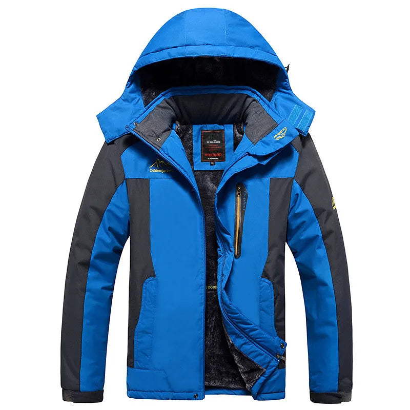 2023 Winter Jacket Men Thick Warm Waterproof Hooded Parka Coat Windbreaker Military Fleece Jacket PlusSize 9XL Jaqueta Masculina