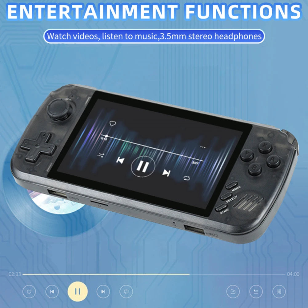 X39 Pro Handheld Game Console With 4000+ Classic Games Portable Handheld Video Games 3000mAh Rechargeable Battery Gaming Machine